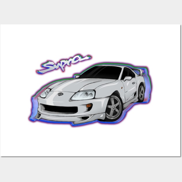 Toyota Supra Wall Art by gtr